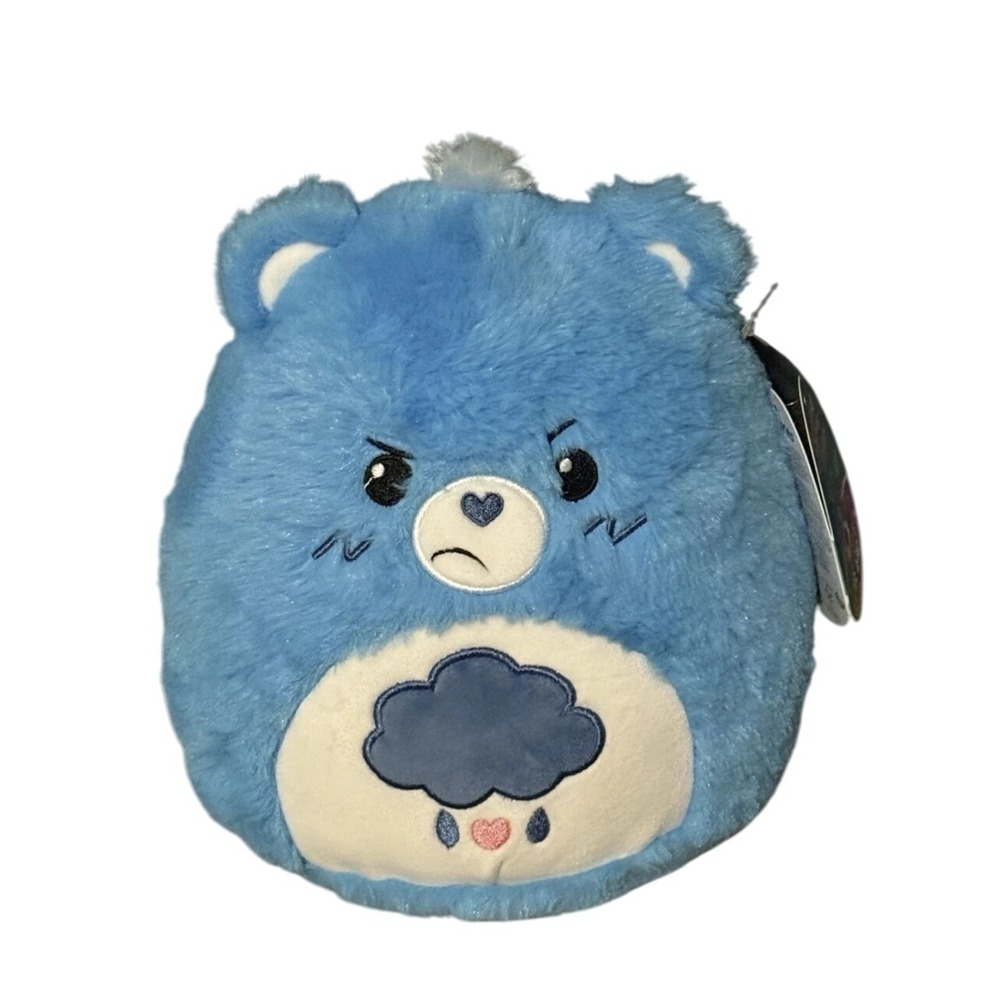 Care Bears Grumpy Bear Squishmallows FuzzAmallows 8" Inch Squishmallow NWT!